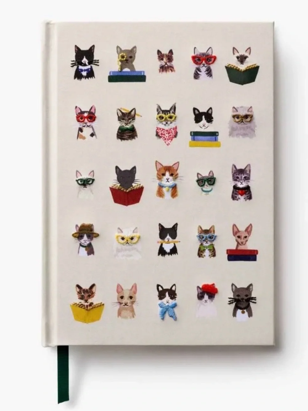 Rifle Paper Co. Embroidered Cat Journal